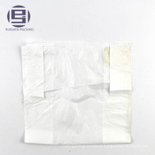 Sacs en plastique de porteur de gilet de transporteur de veste blanche de HDPE